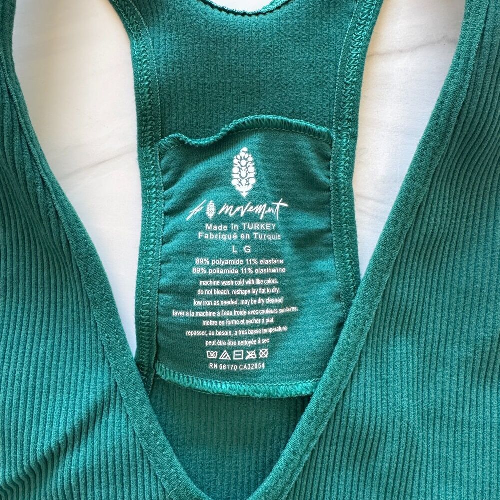 FP MOVEMENT Free Throw Crop Tank / Palma Size Large - Picture 4 of 6